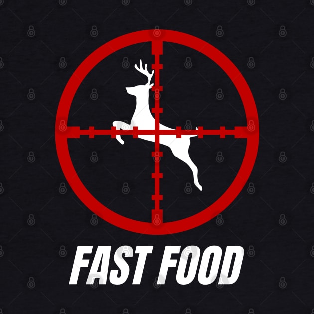 fast food deer hunting by debageur